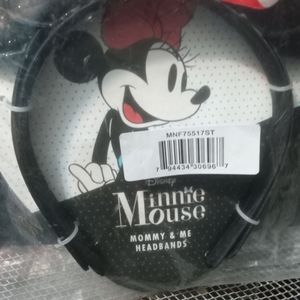 DISNEY MINNIE MOUSE EARS HEADBANDS SET  MOMMY & ME